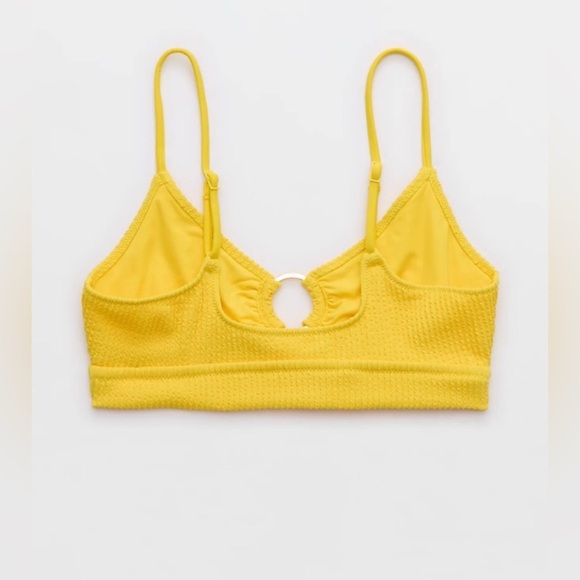 NWT Aerie Crinkle Scoop Cutout Bikini Top - Picture 4 of 5